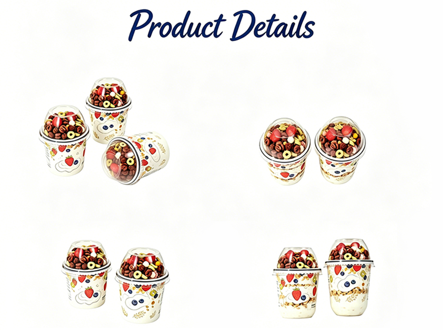 Double-Layer Yogurt Cereal Cup