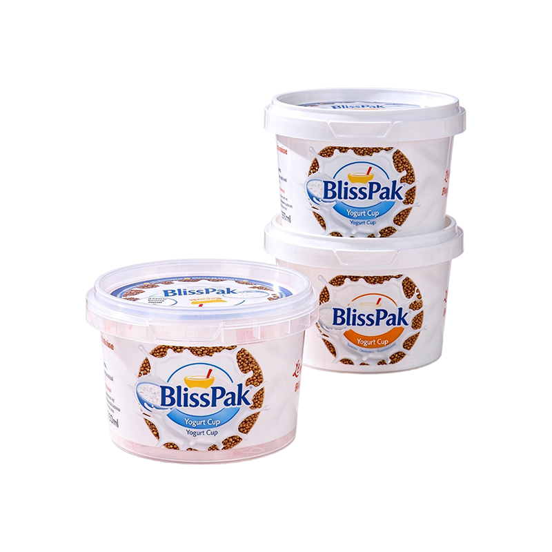 Custom Logo PP Yogurt Pots With Lids