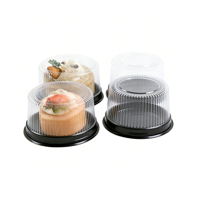 Dome Plastic Swiss Roll Cake Box