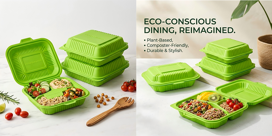 Railway Cornstarch Meal Containers Supplier