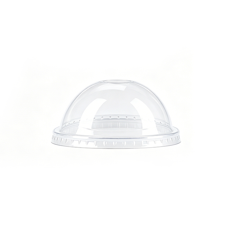 Wide Hole Domed PET Lid Supplier
