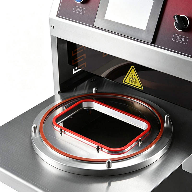 Automatic Electric Round Aluminum Foil Tray Sealing Machine