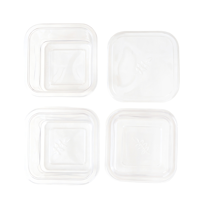 Clear Plastic Jelly Cup with Lid