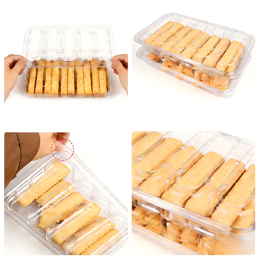 Wholesale Plastic Cookie Packaging Box
