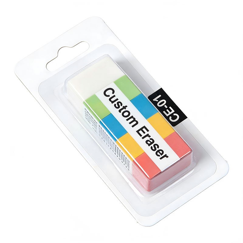 Custom Eraser Blister Packaging