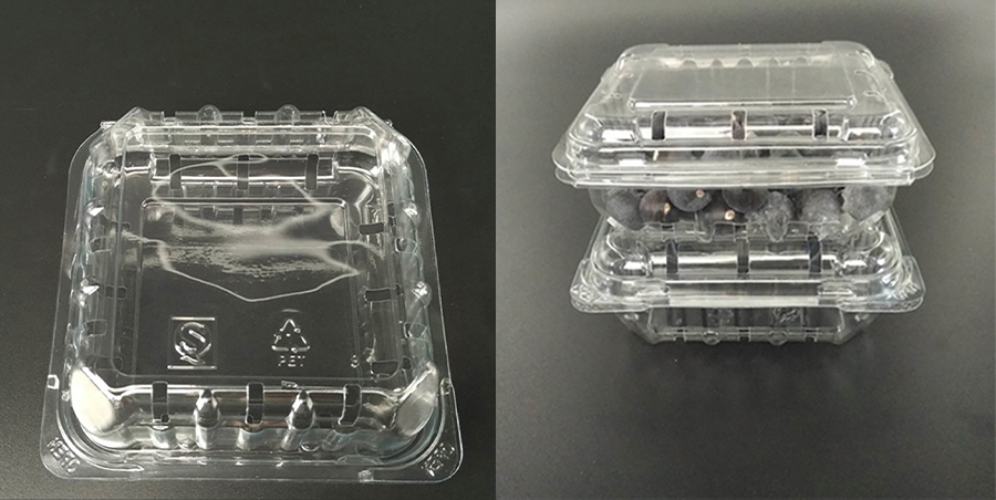 Blueberry Plastic Clamshell Packing Box Wholesale