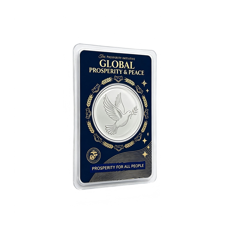 Factory Custom Silver Coin Blister Card