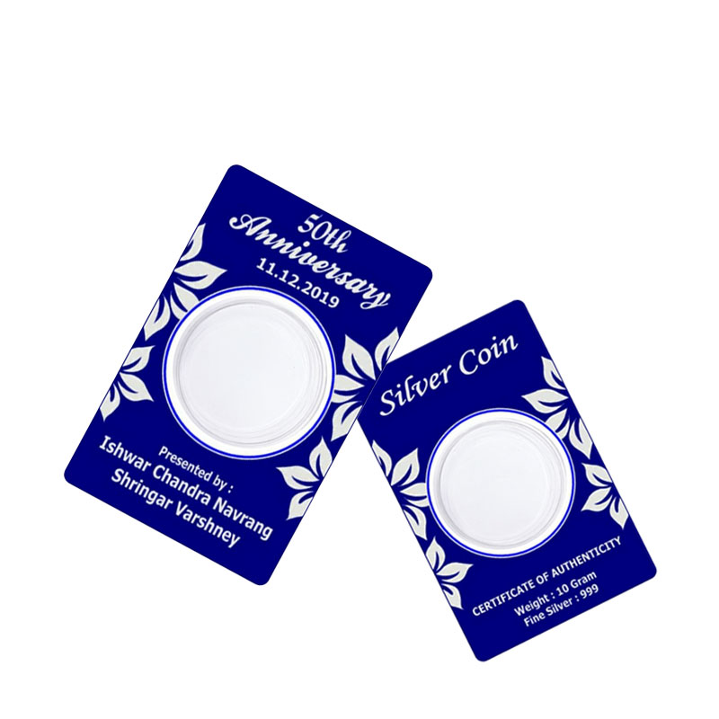 Wholesale Silver Coin Packaging Card