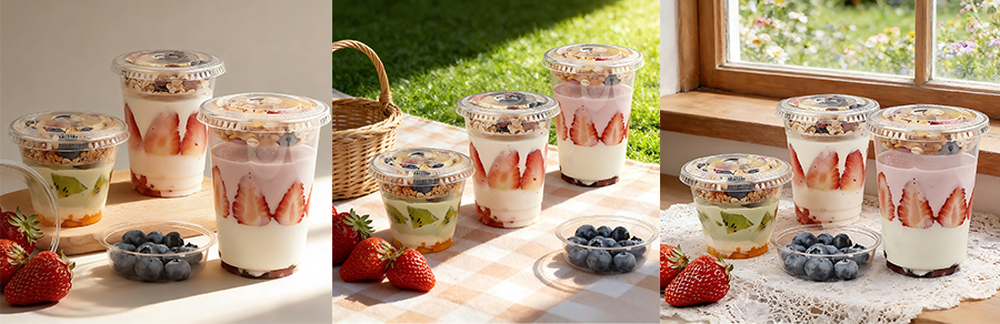 Parfait Cups With Lids