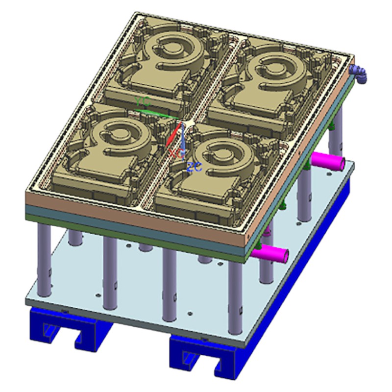 Disposable Thermoformed Catheter Tray Mold