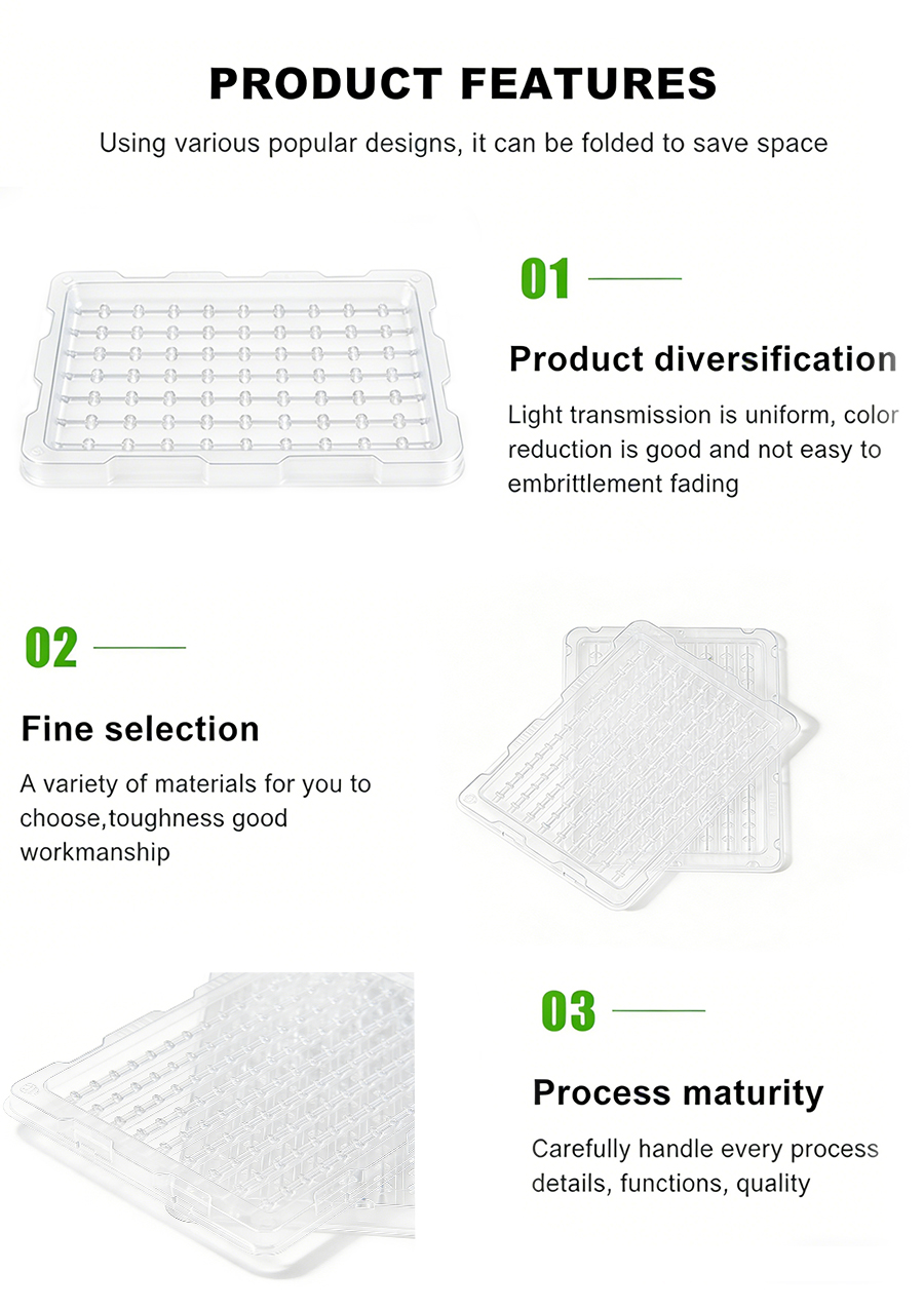 Custom Transparent Blister Tray for Industrial Components
