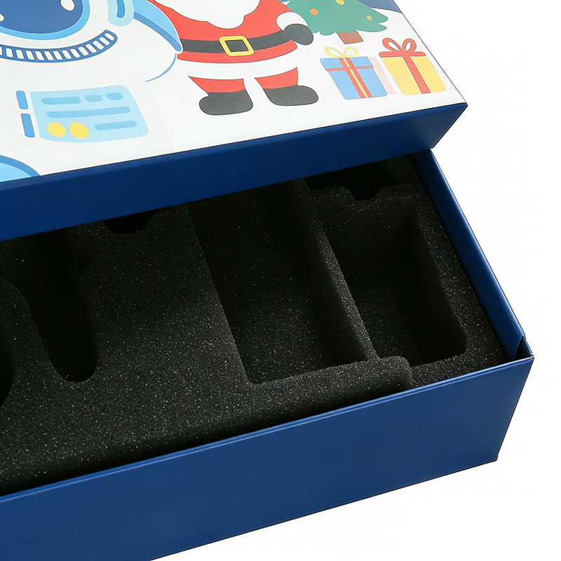 Flocked Christmas Ornament Storage Tray