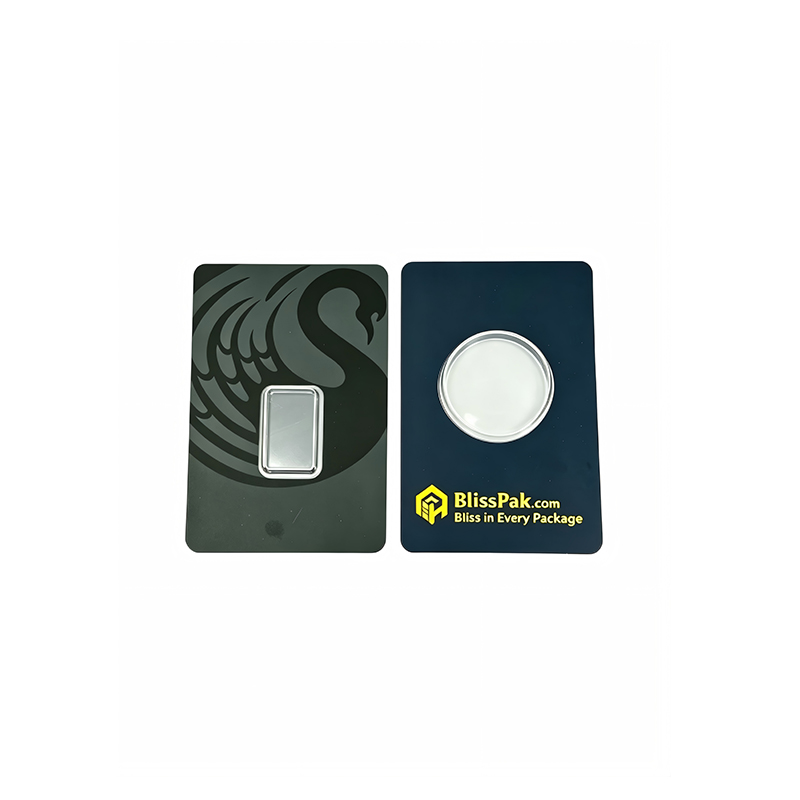 Custom Rectangle Coin Card Supplier