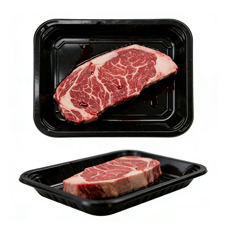 Custom High Barrier Thermoformed Beef Trays