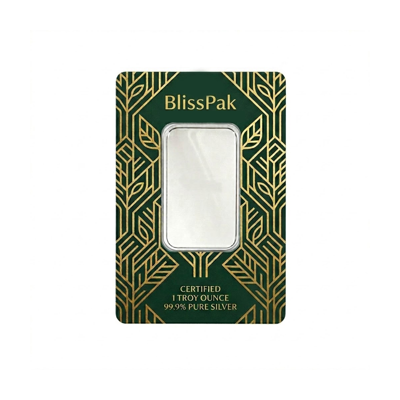 Wholesale Silver Bar Blister Card