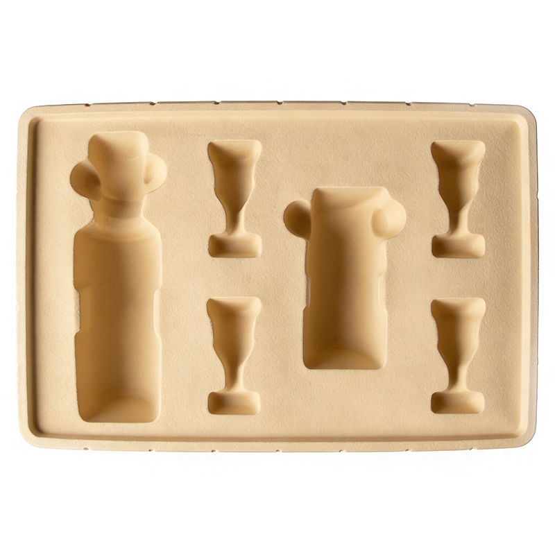 Custom Blister Cosmetic Flocking Insert Tray