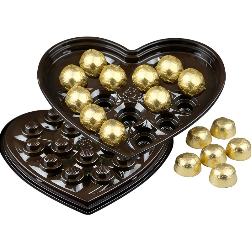 Custom Heart-Shaped Blister Chocolate Tray