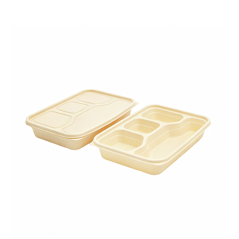 Cornstarch Bento Box with 4 Divisions