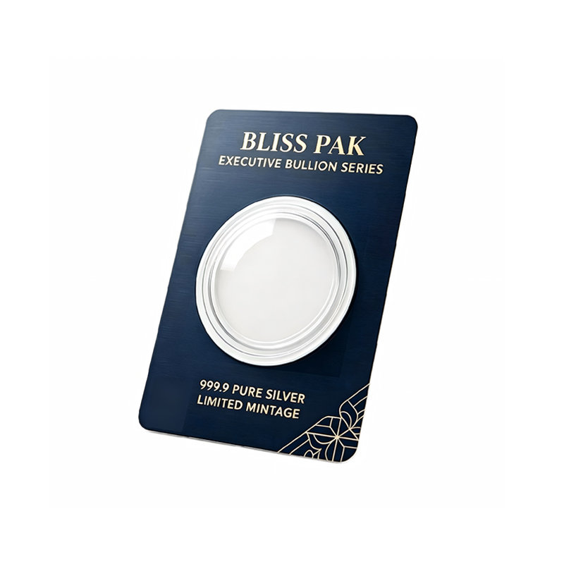 Round Silver Coin Blister Card Supplier