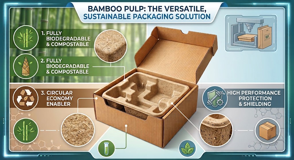 bamboo pulp container