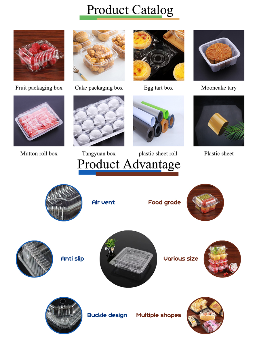 Clear Plastic Cake Packing Box