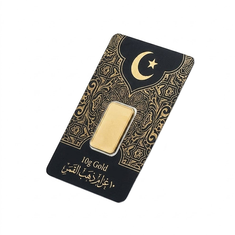 10 Gram Gold Bar Blister Card