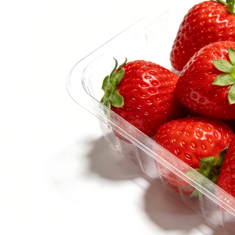 Wholesale Disposable Strawberry Clamshell