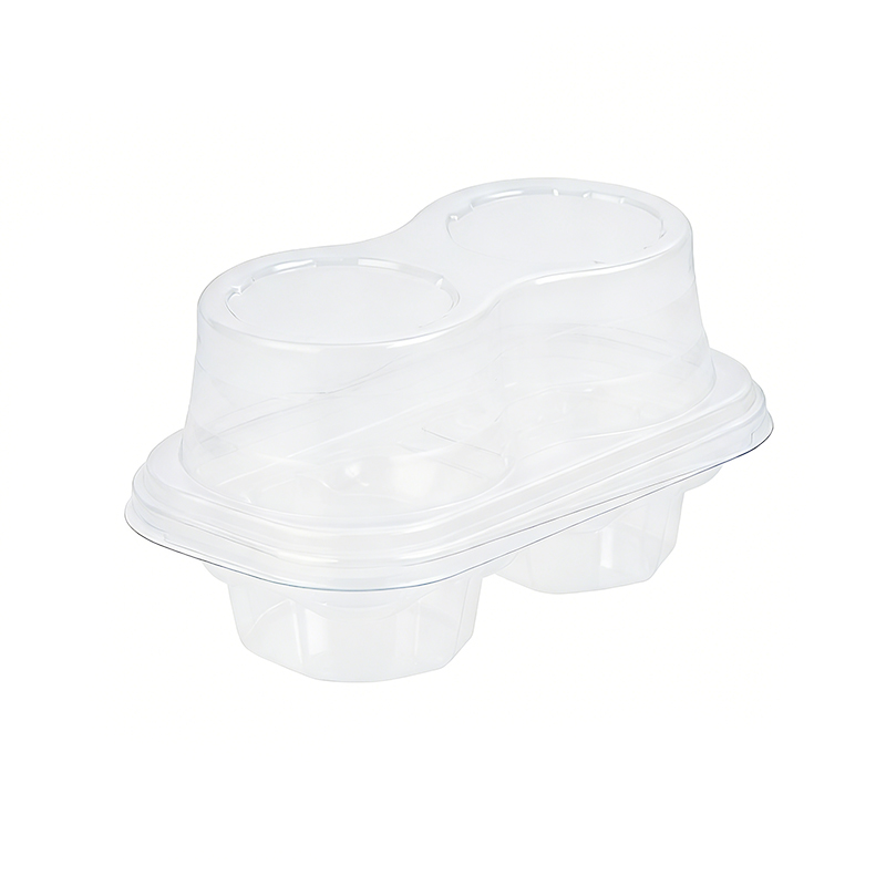 Custom Clear Plastic Cupcake Carry Boxes