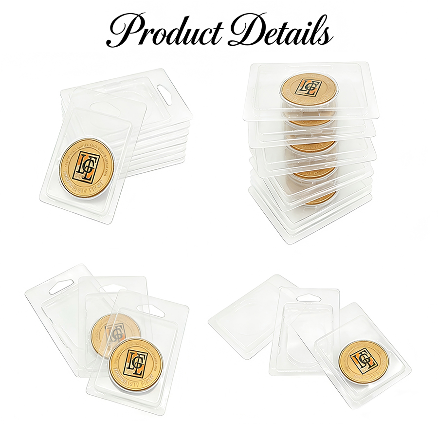 Clear Gold Bar Blister Tray with Insert
