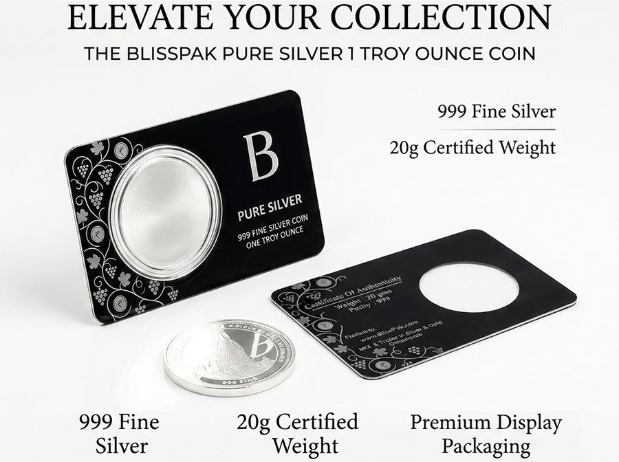 Silver Coin Blister Card Manufacturer
