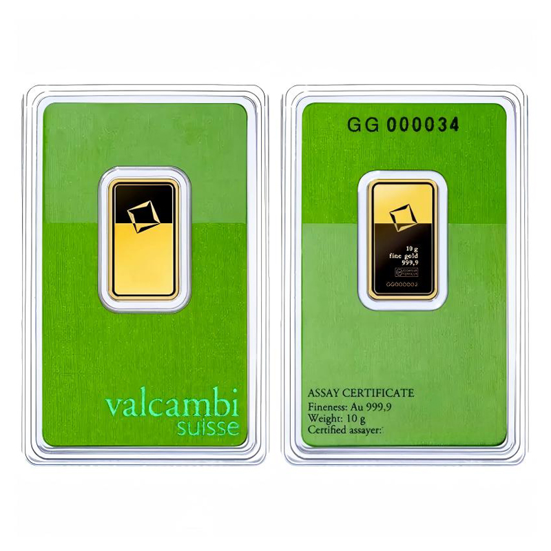 Gold Bar Clamshell Blister Packaging