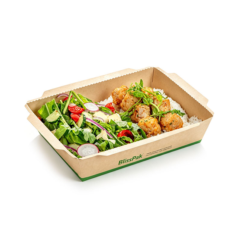 Bamboo Paper Takeout Food Container