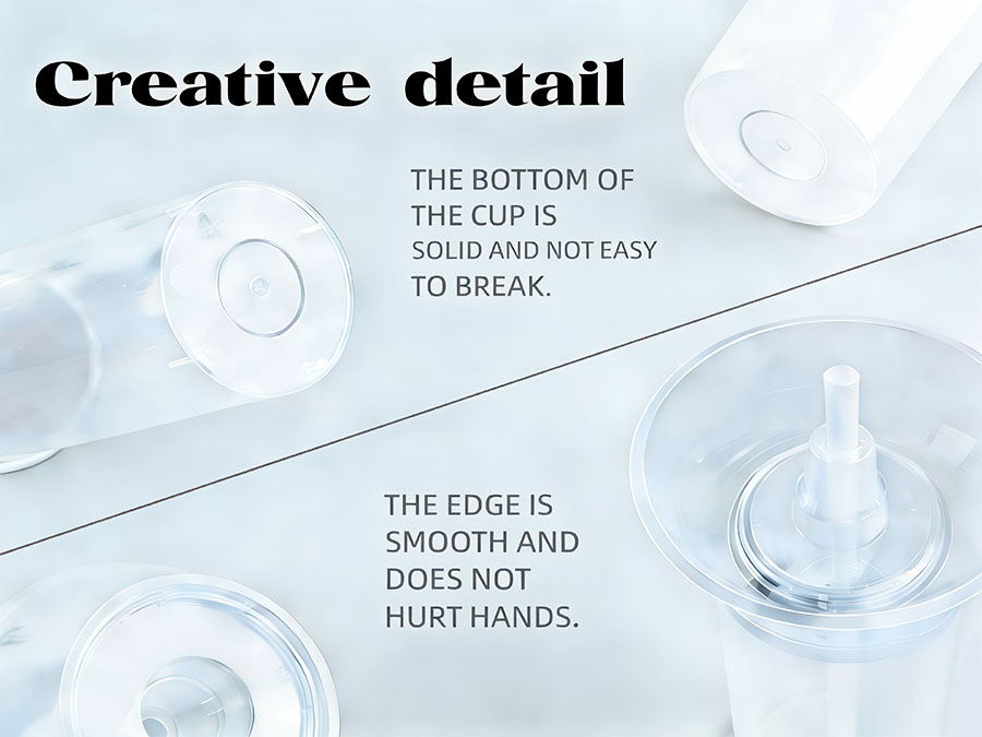 Blister Disposable 2 in 1 Snacks and Drink Cup