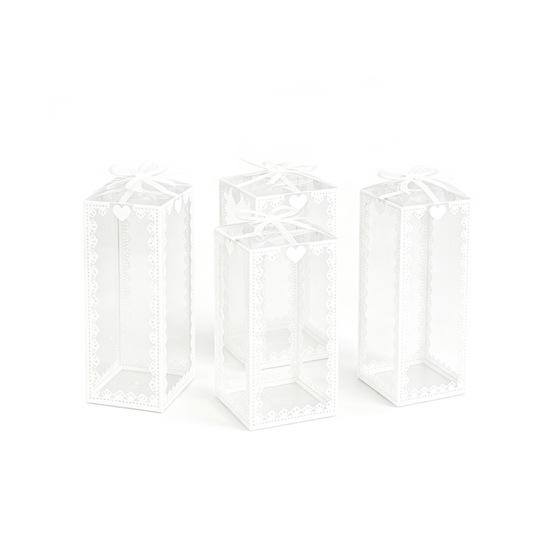 Custom Transparent PVC Cube Gift Box