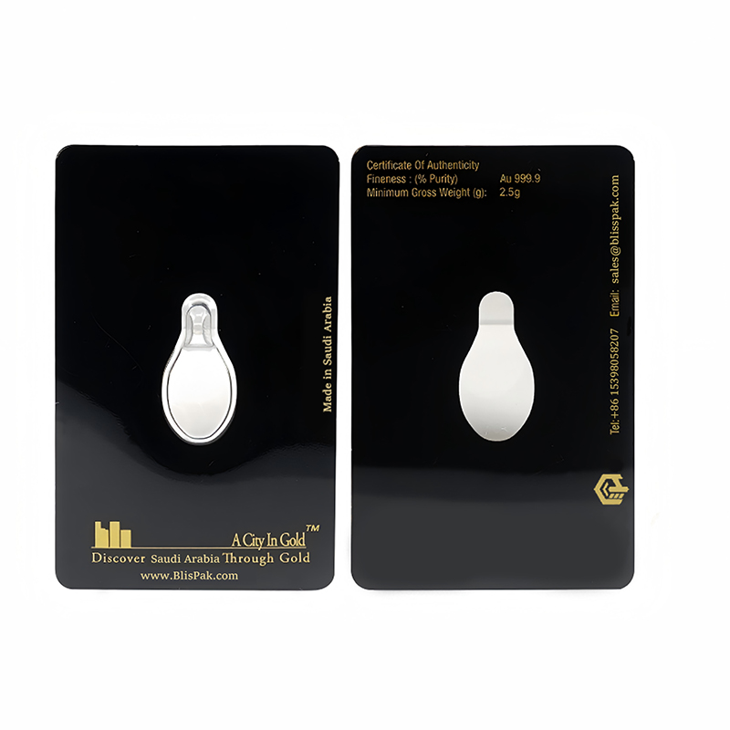 Factory Custom Gold Bar Blister Packaging