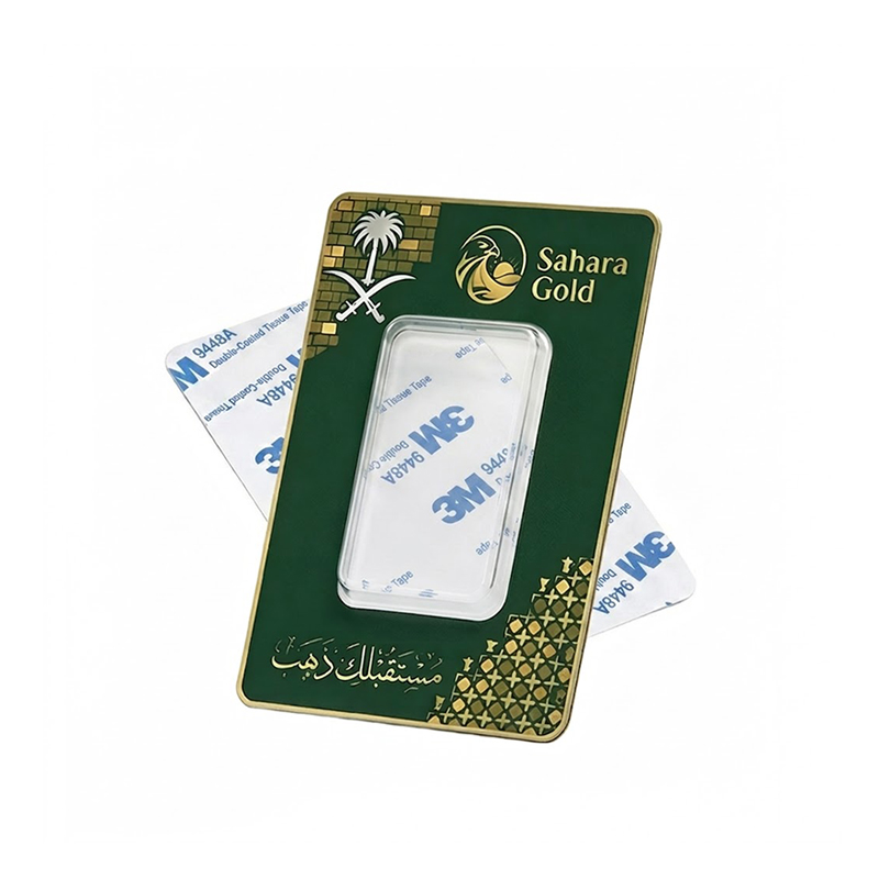 Anti-Counterfeit Gold Bar Blister Card