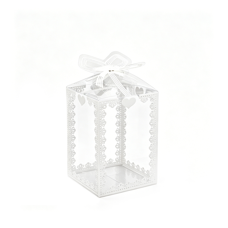 Custom Transparent PVC Cube Gift Box