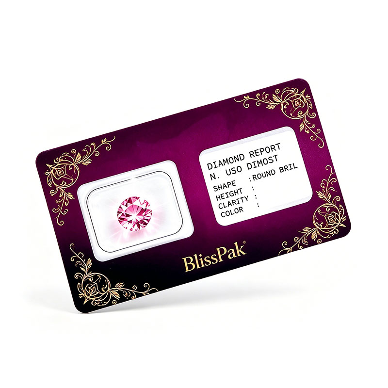 Certified Gemstone Blister Card Supplier