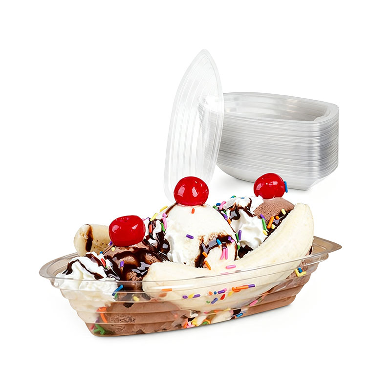 Banana Boat Clear Plastic Container