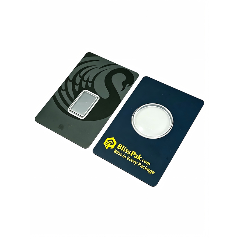 Custom Rectangle Coin Card Supplier