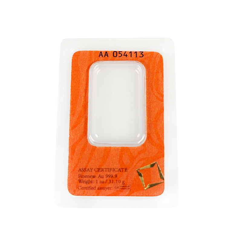 Gold Bar Clamshell Blister Packaging