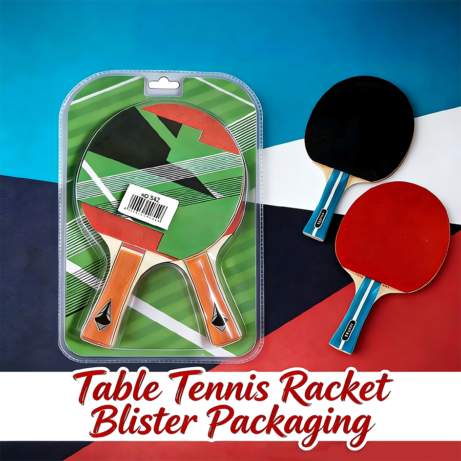 Factory direct table tennis racket blister packaging