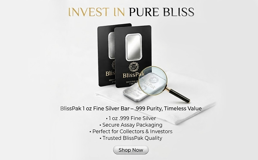 PVC Blister Packaging For Silver Bar