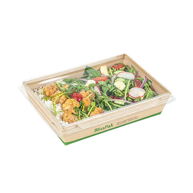Bamboo Paper Takeout Food Container