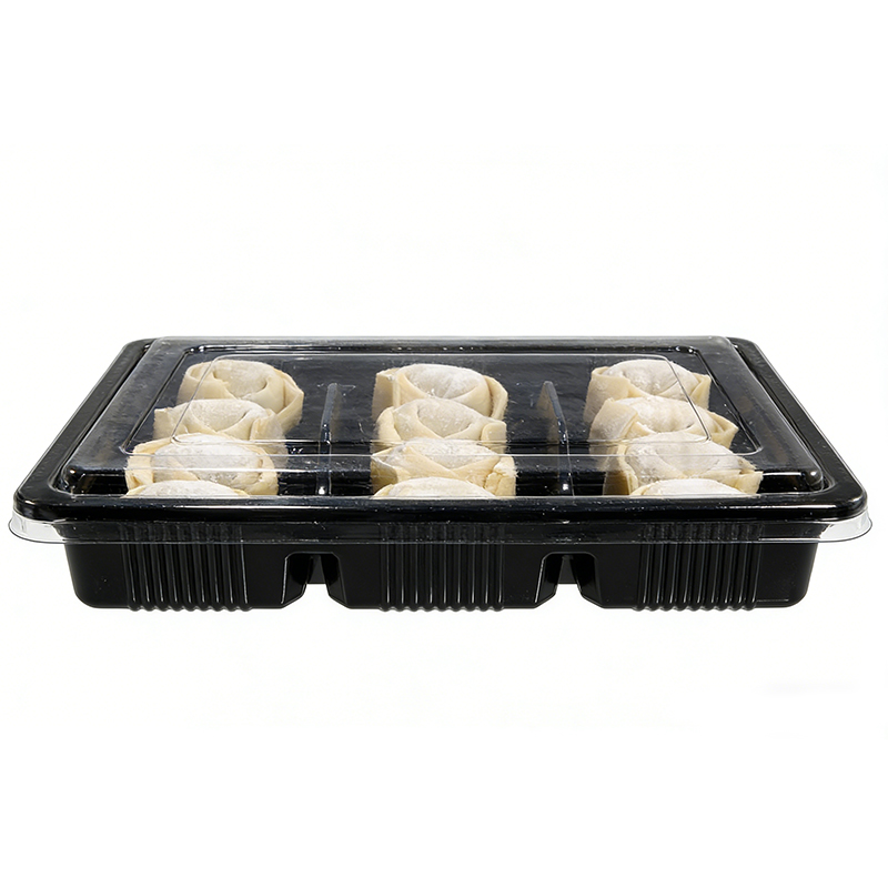 Multi-Compartment Frozen Dumpling Tray