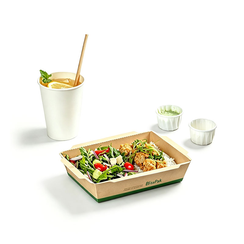 Bamboo Paper Takeout Food Container