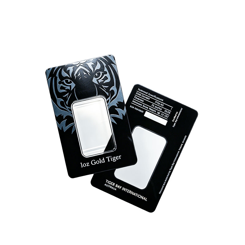 Clear Silver Bar Display Blister