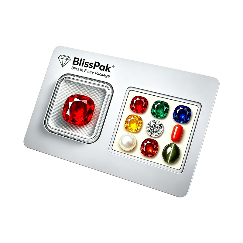 Custom Loose Gemstone Blister Card