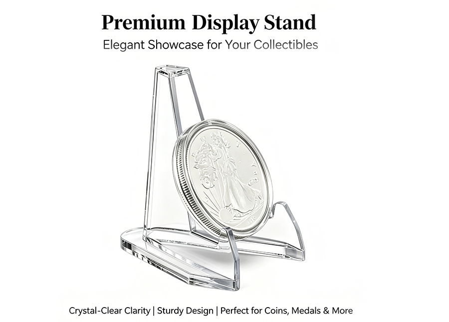 Gold Coin Display Easel Holder