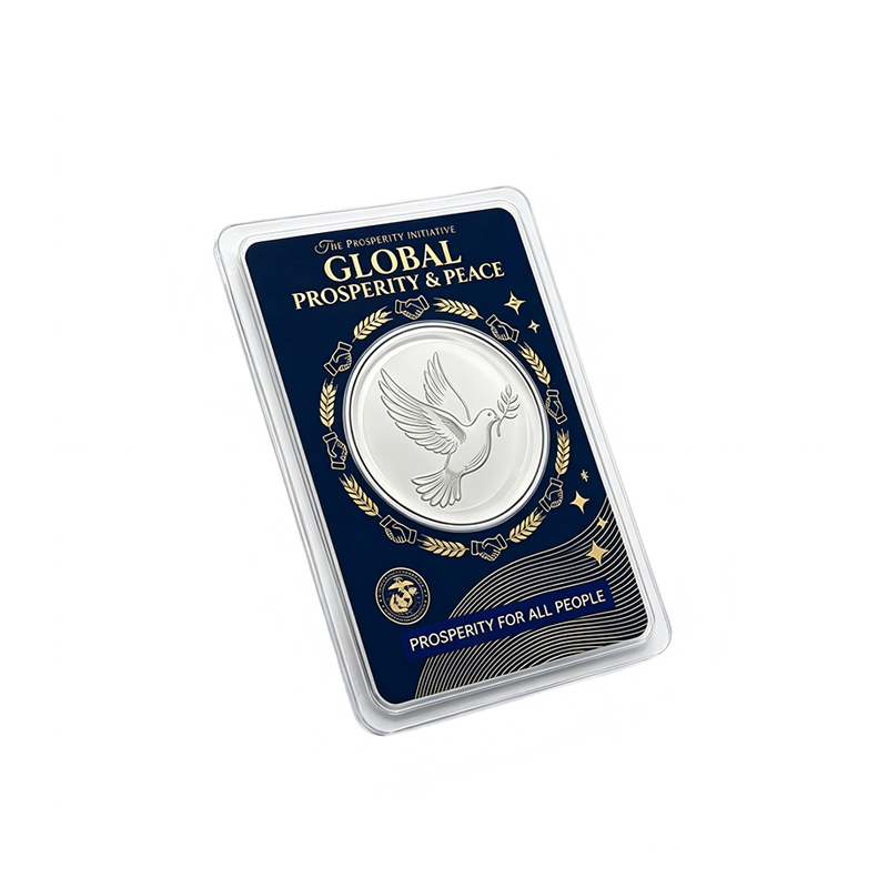 Factory Custom Silver Coin Blister Card